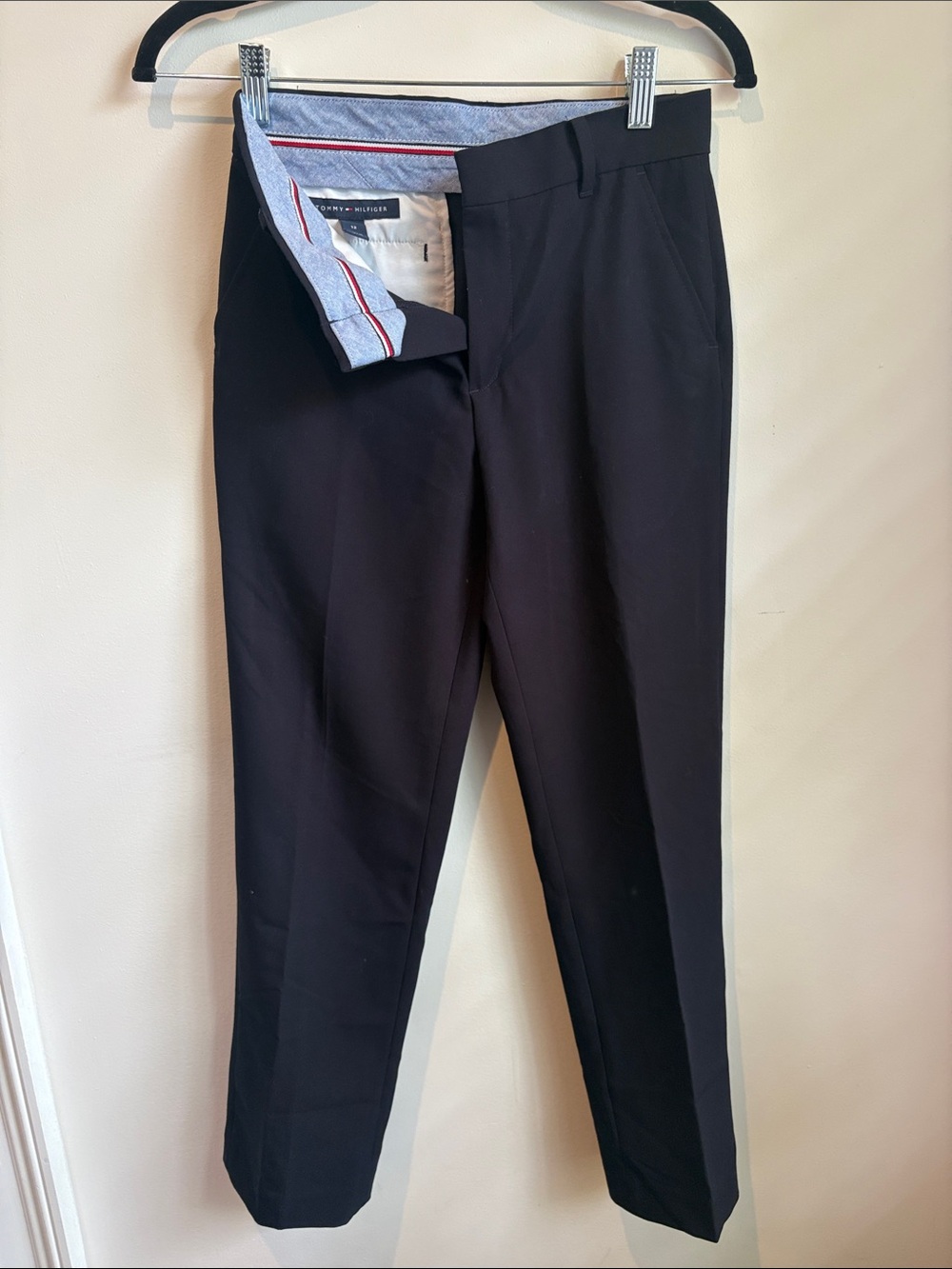 Tommy Hilfiger Kids Boys Black Dress Slacks 12